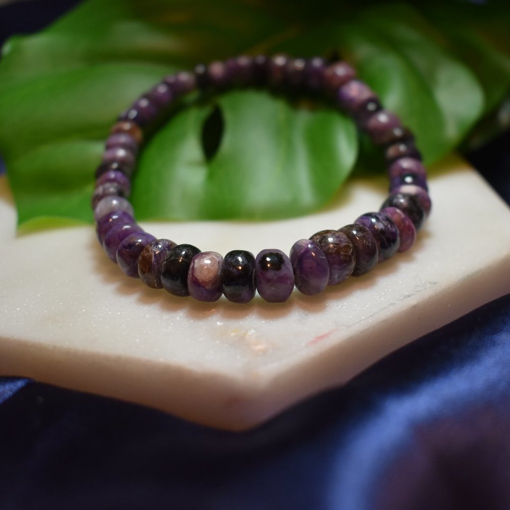 Russian Charoite Stretch Bracelet